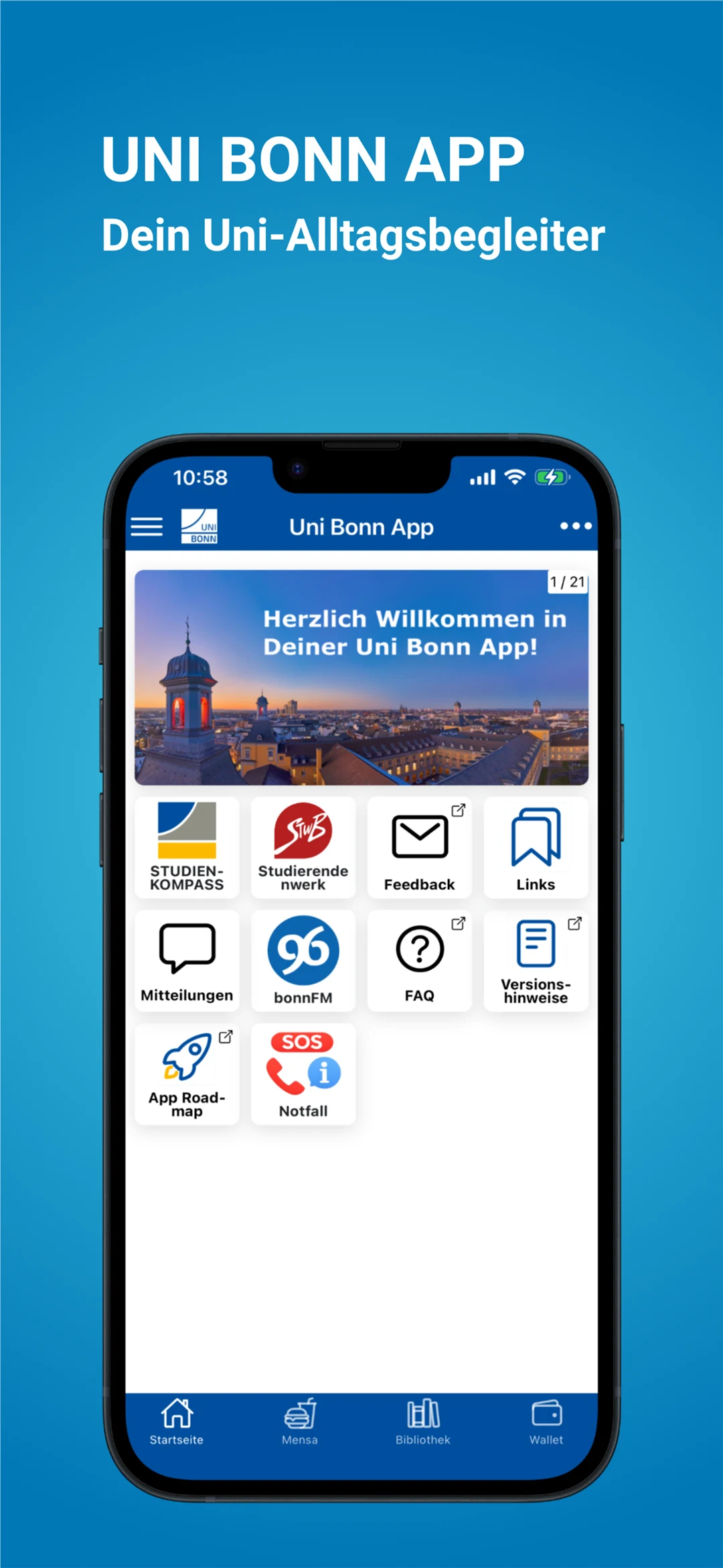 Uni Bonn App screenshot