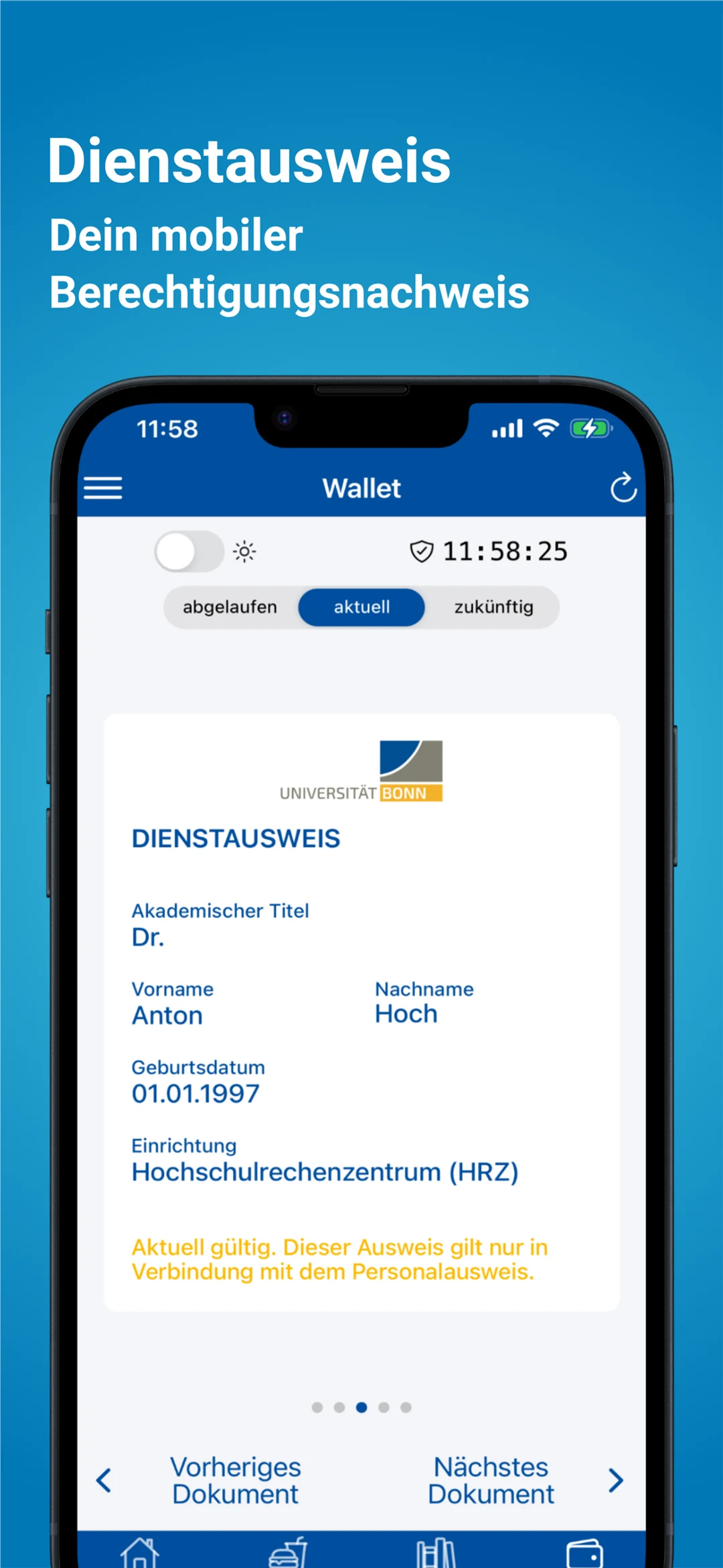 Uni Bonn App screenshot