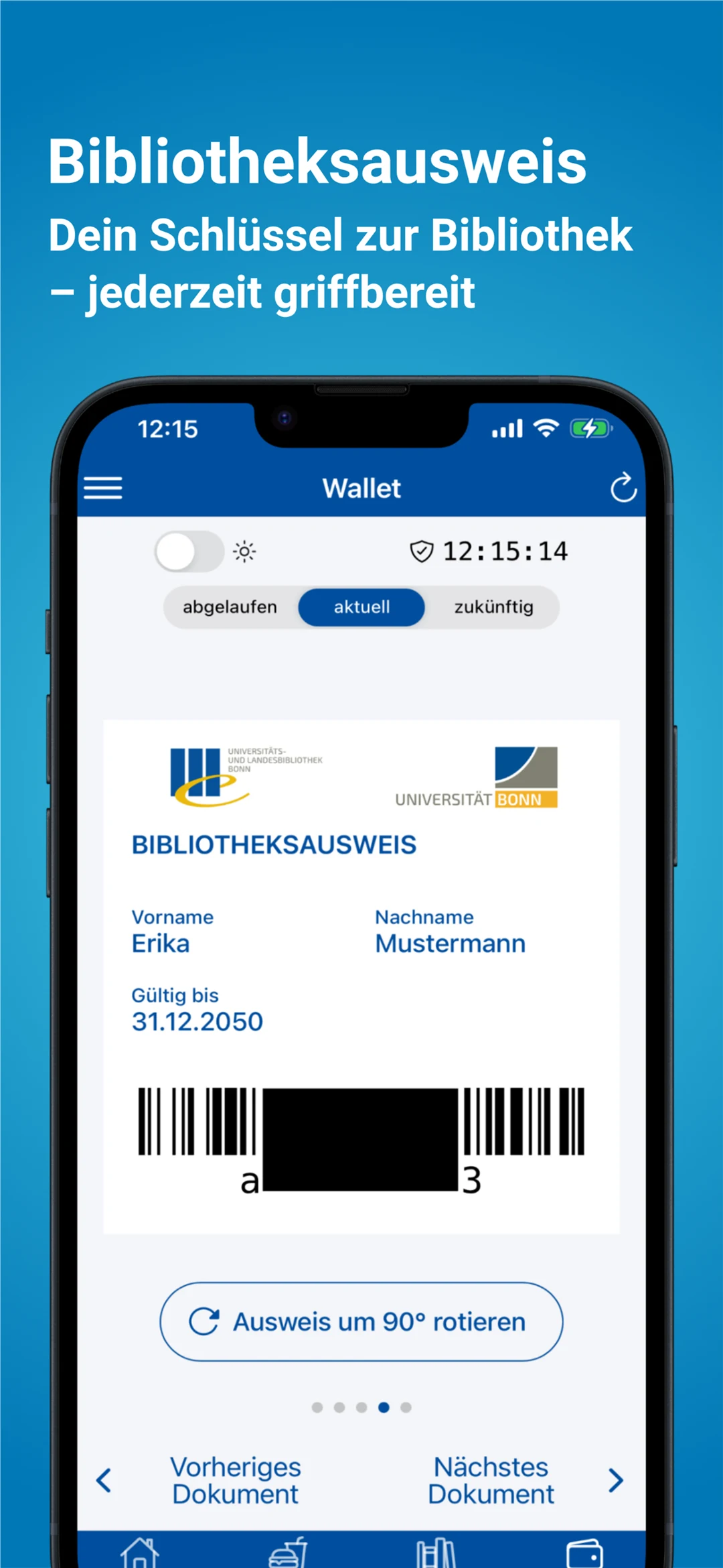 Uni Bonn App screenshot